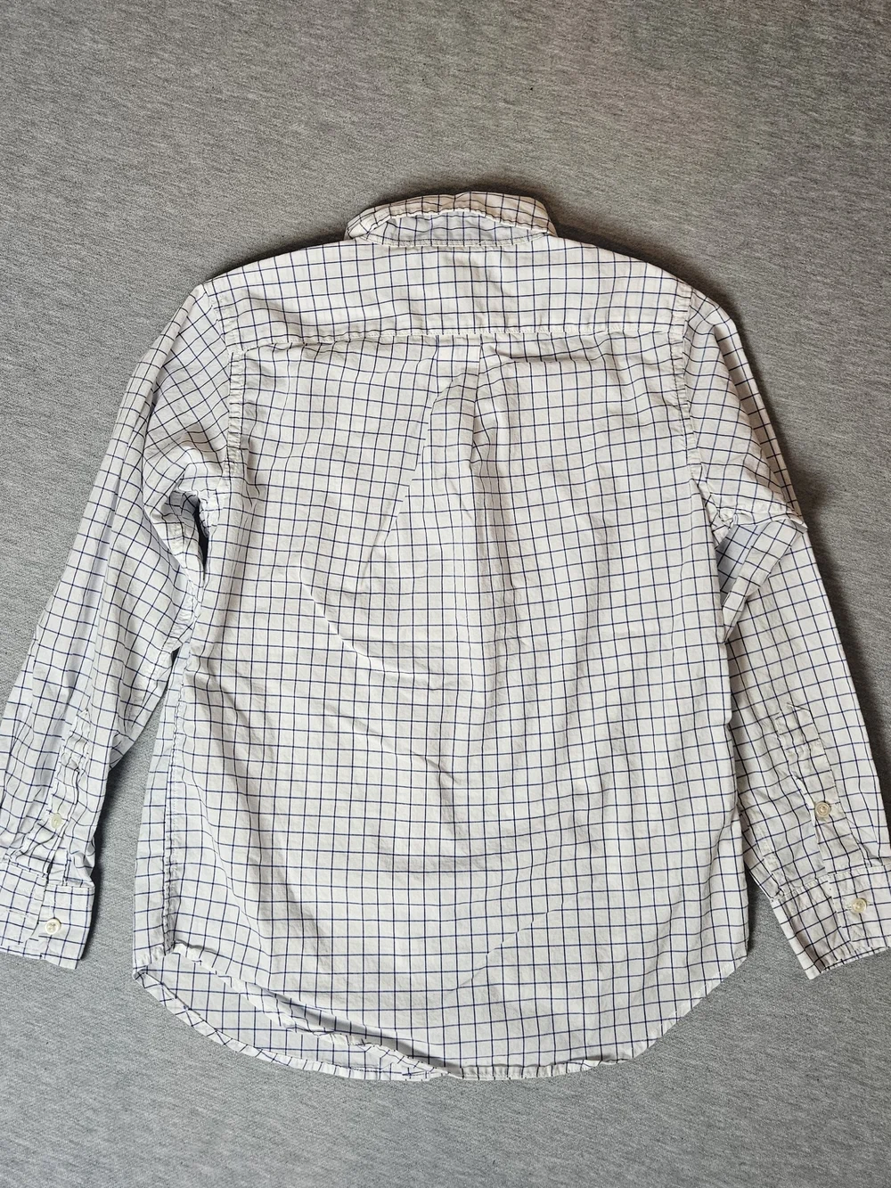 Bundle 2 pieces Ralph Lauren Dress Shirts Plaid & blue/white Boys size 7